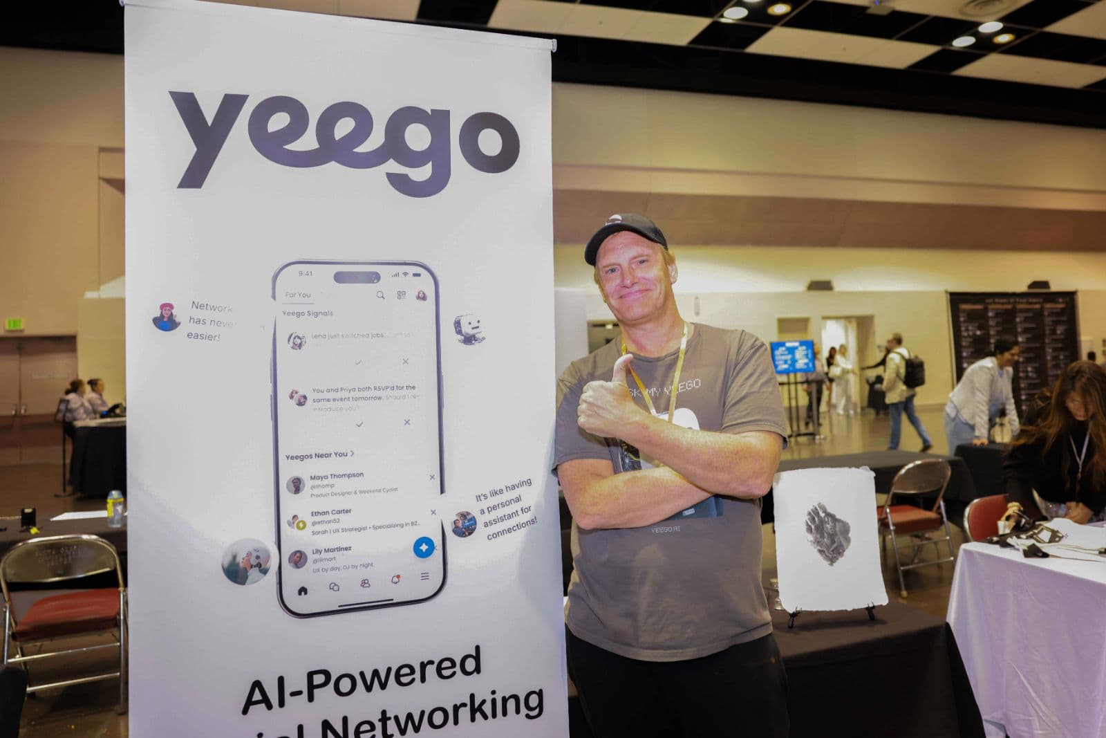 Keynote speakers at Global AI Pitch Summit in San Francisco by JY Studio