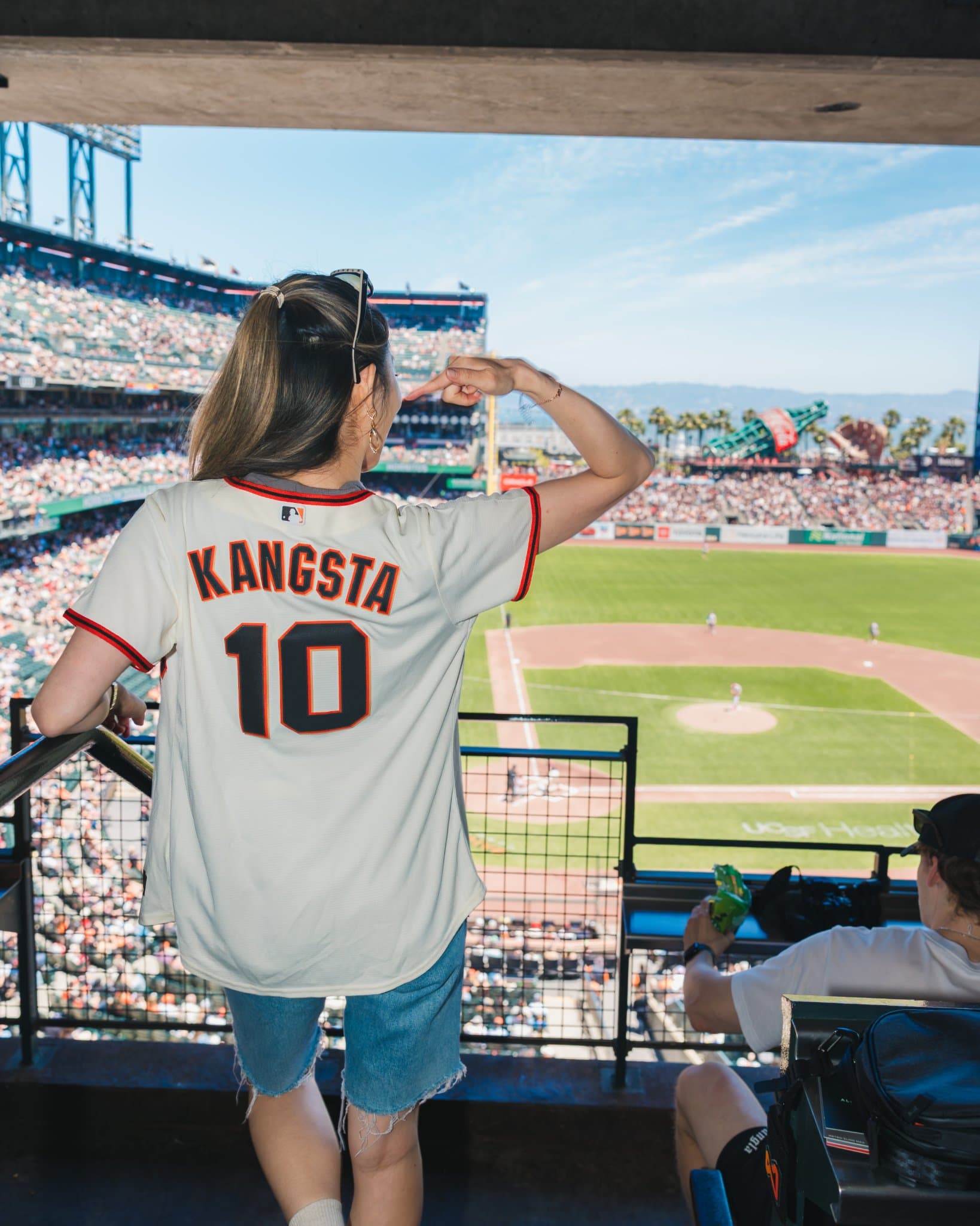 Guests arriving at the Airwallex suite for the SF Giants game at Oracle Park in San Francisco by JY Studio