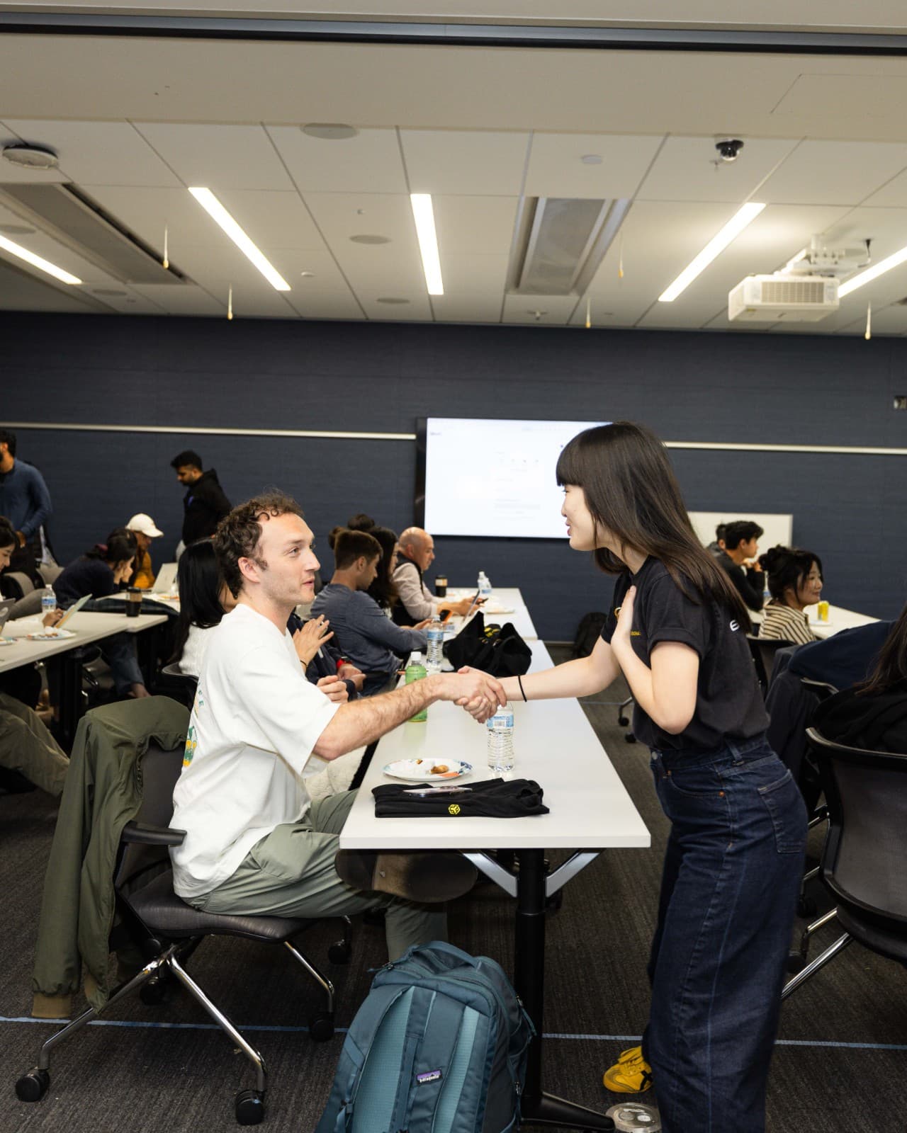 UC Berkeley venue atmosphere during BNB Chain Web3 university event by JY Studio