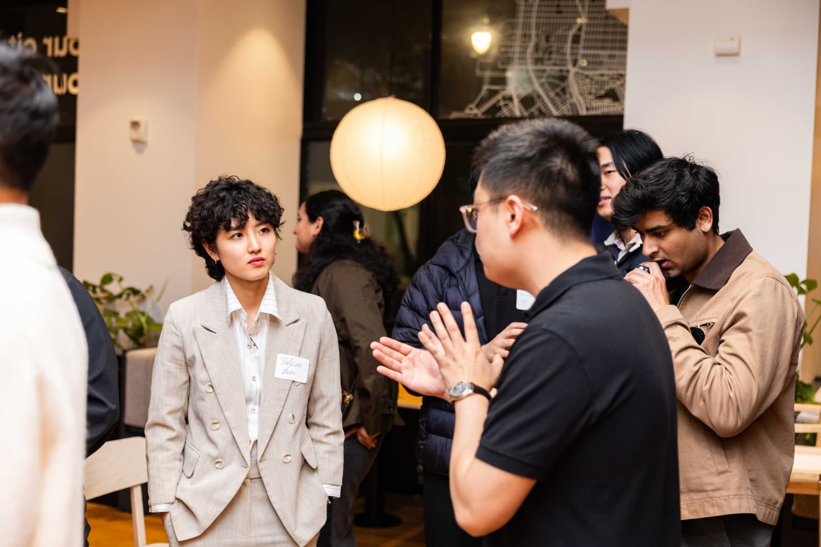 Tech industry professionals at CAN Networking Event in San Francisco Bay Area by JY Studio
