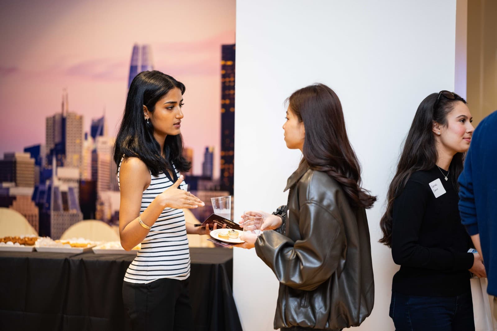 Intimate networking circle at CAN event for Harvard alumni in San Francisco by JY Studio