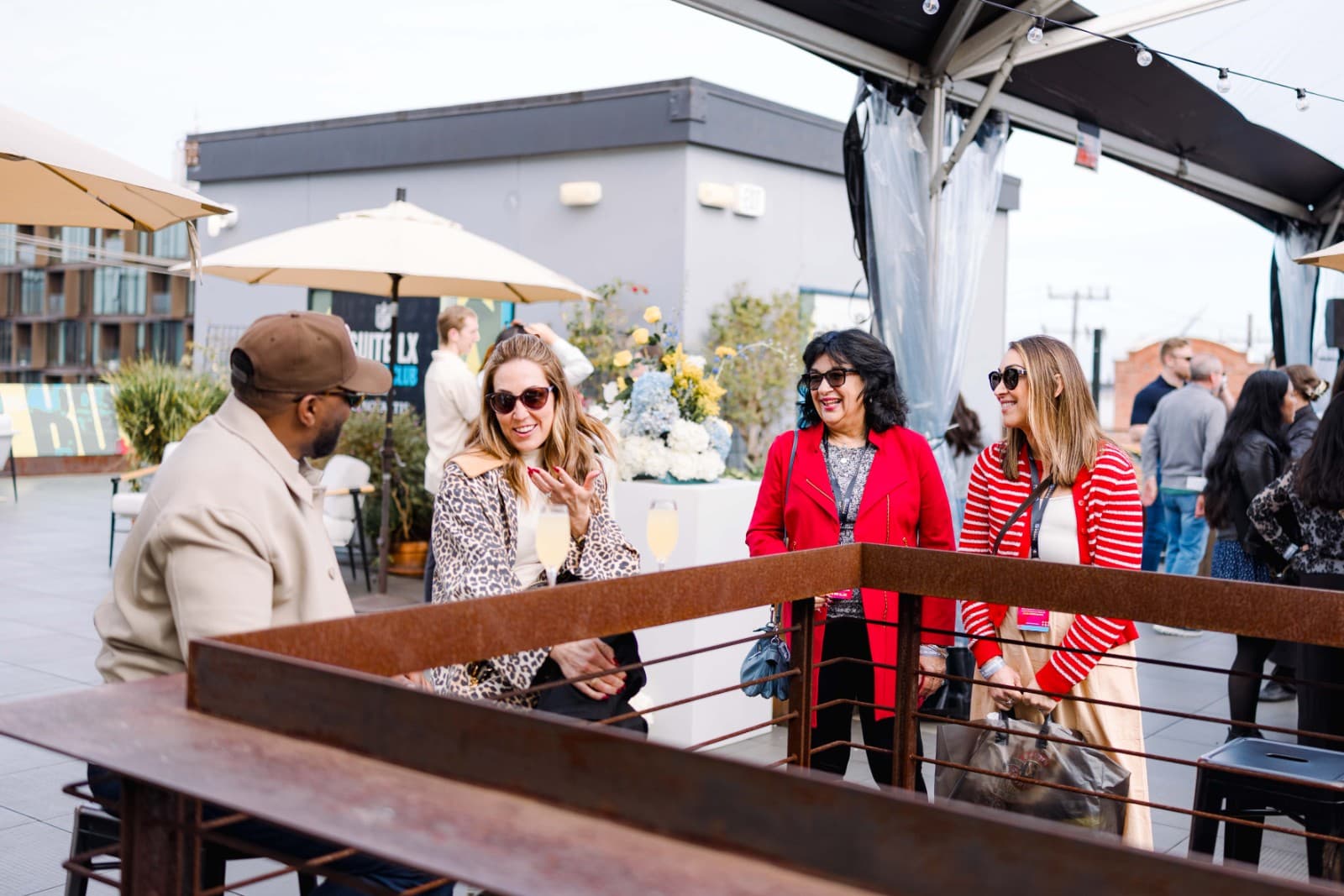 Corporate event photography for NFL Super Bowl LX team lunch at The Pearl SF San Francisco by JY Studio