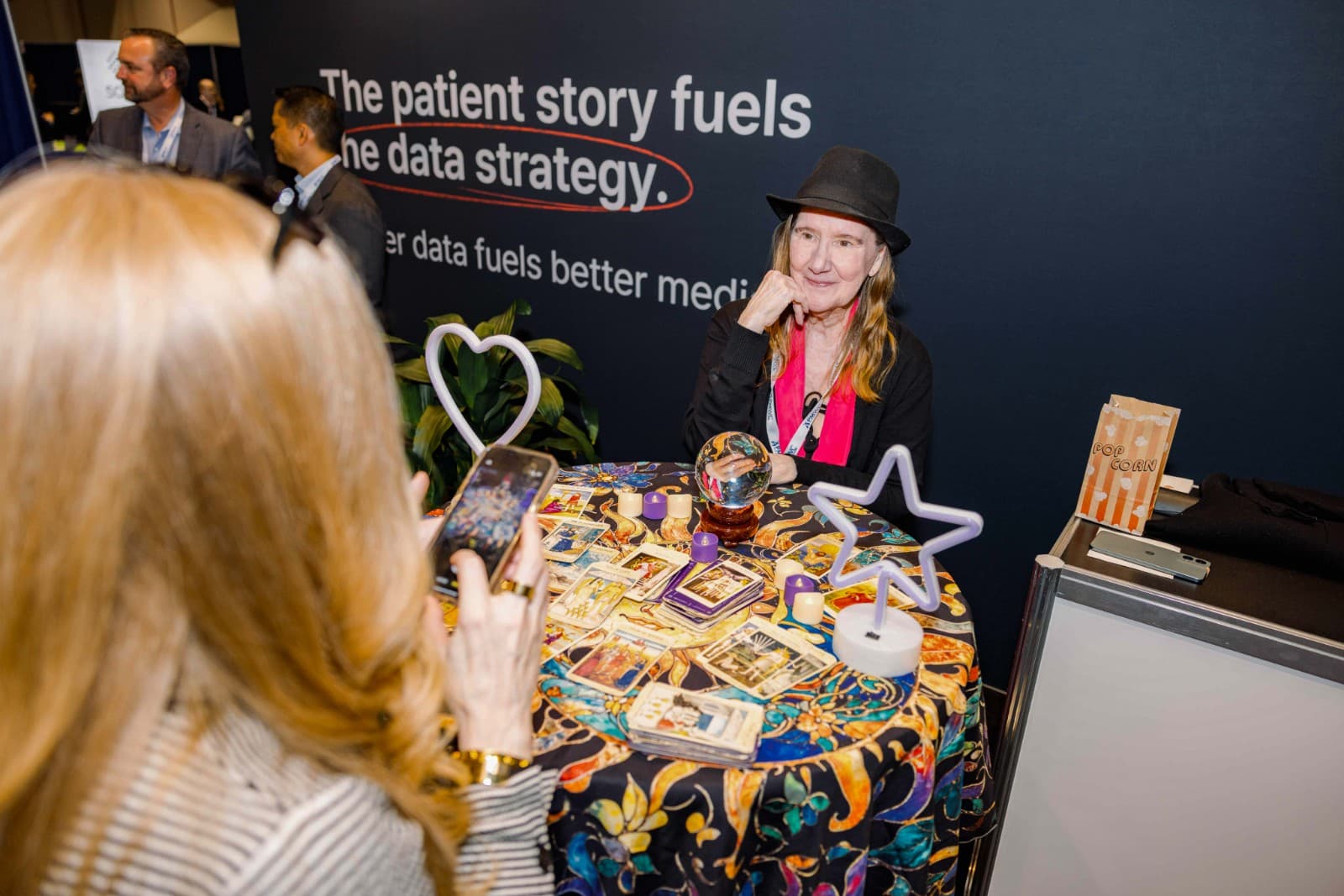 PMWC 2026 conference venue atmosphere and Novellia branding in Santa Clara Bay Area by JY Studio