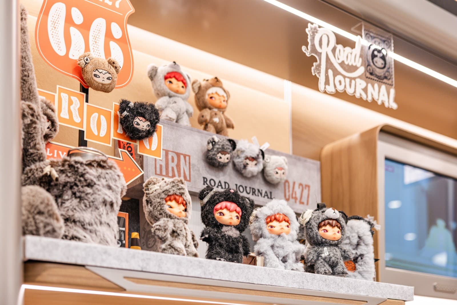 Pop Mart Molly and Dimoo art toy series at Hillsdale Mall store opening San Mateo by JY Studio