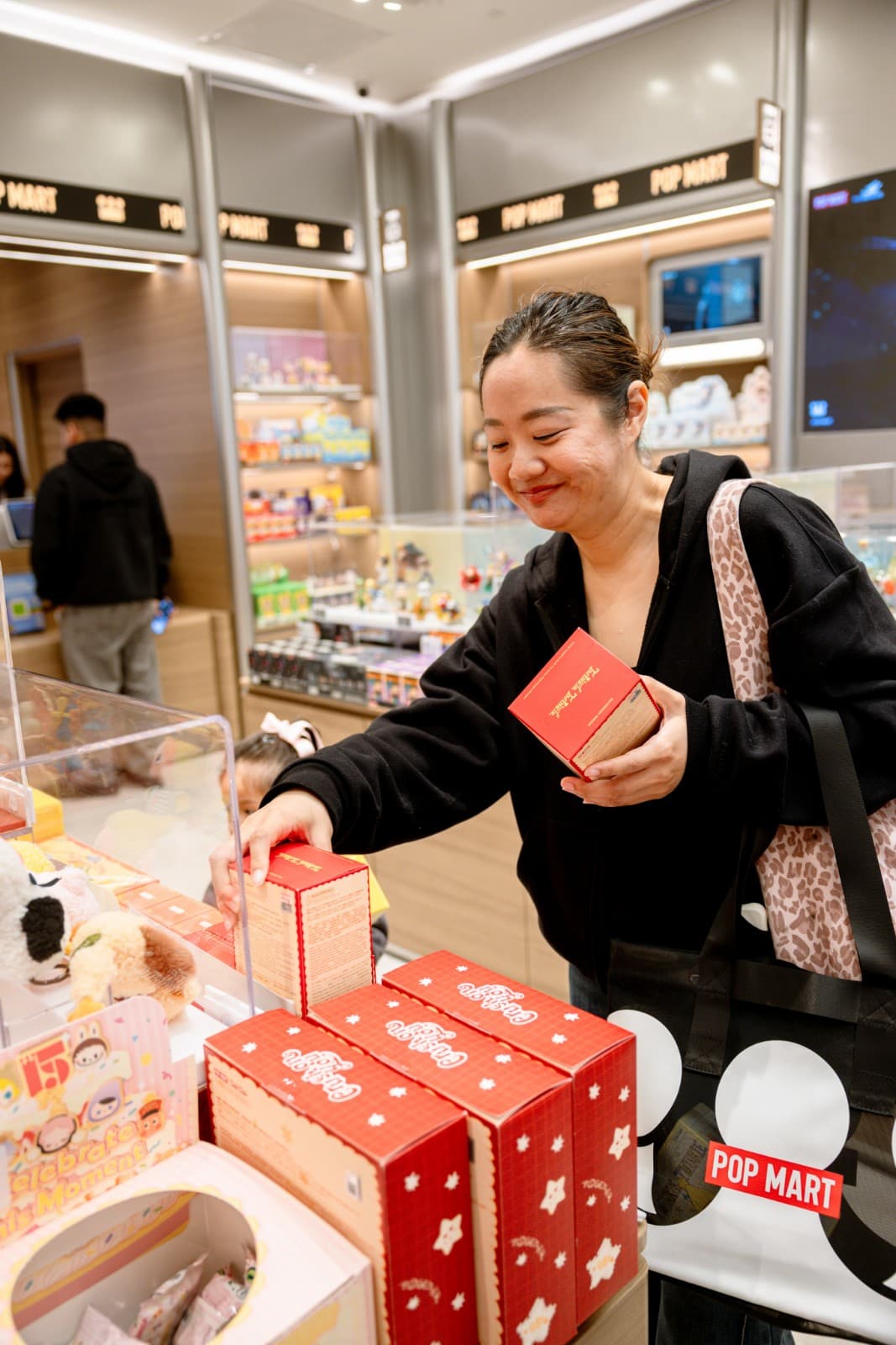 Pop Mart art toy culture and collector community at Hillsdale Mall grand opening San Mateo by JY Studio