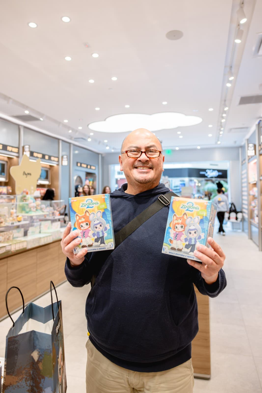 Pop Mart Hillsdale Mall opening day celebration and festive decorations San Mateo Bay Area by JY Studio