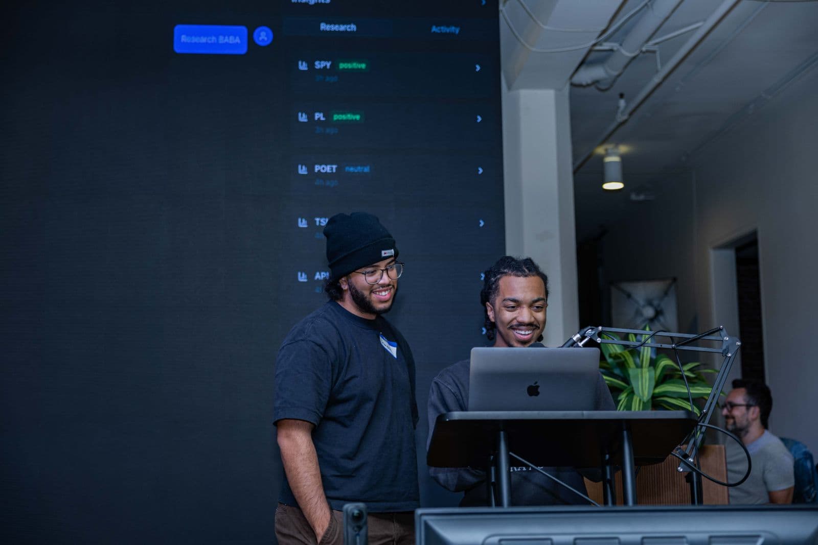 Corporate event setting at TRAE Hackathon in San Francisco Bay Area by JY Studio