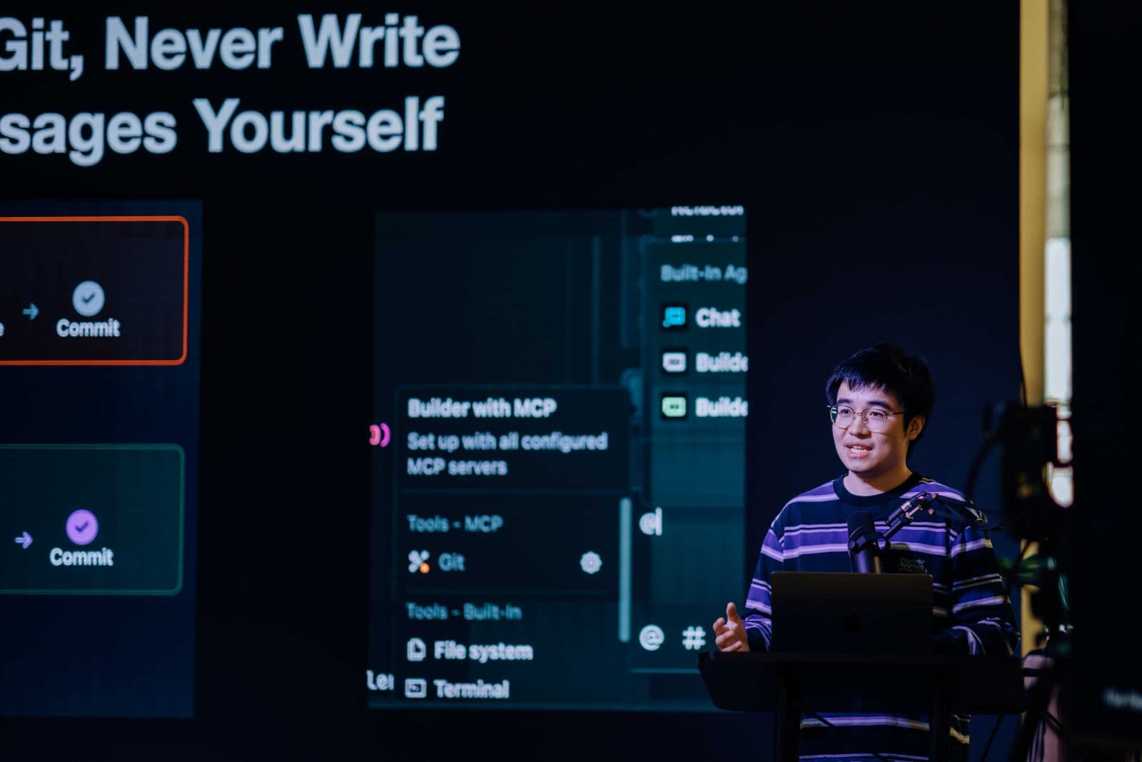 Professional meetup documentation at TRAE Meetup in San Francisco by JY Studio