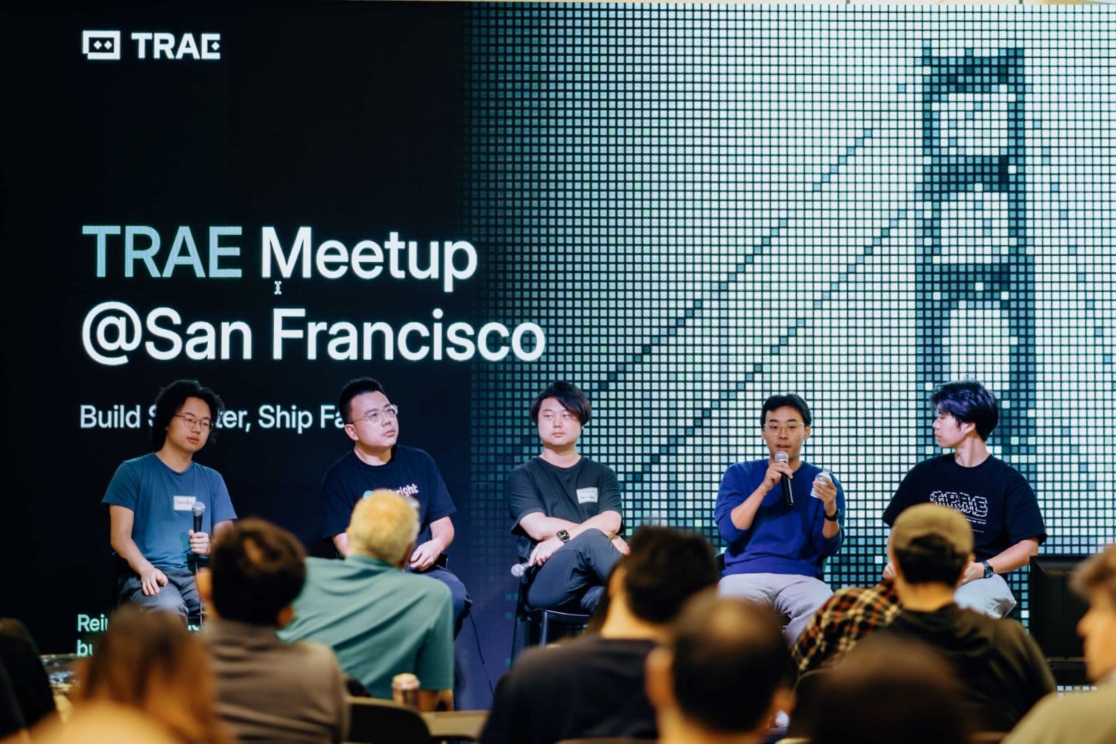 Gathering of industry peers at TRAE Meetup in San Francisco by JY Studio