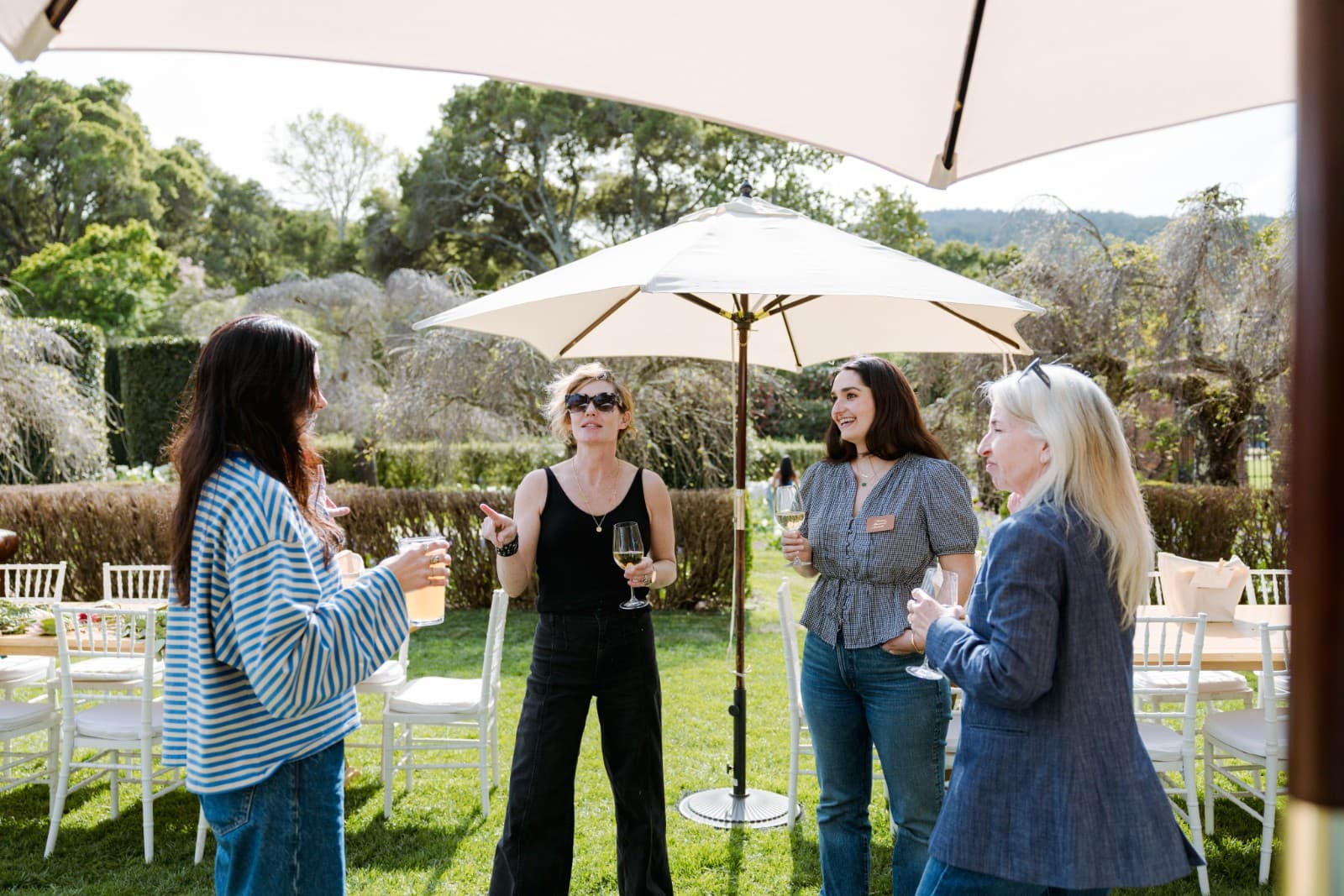 Zapier Outpost afternoon session with team at Filoli Historic House Woodside Bay Area by JY Studio