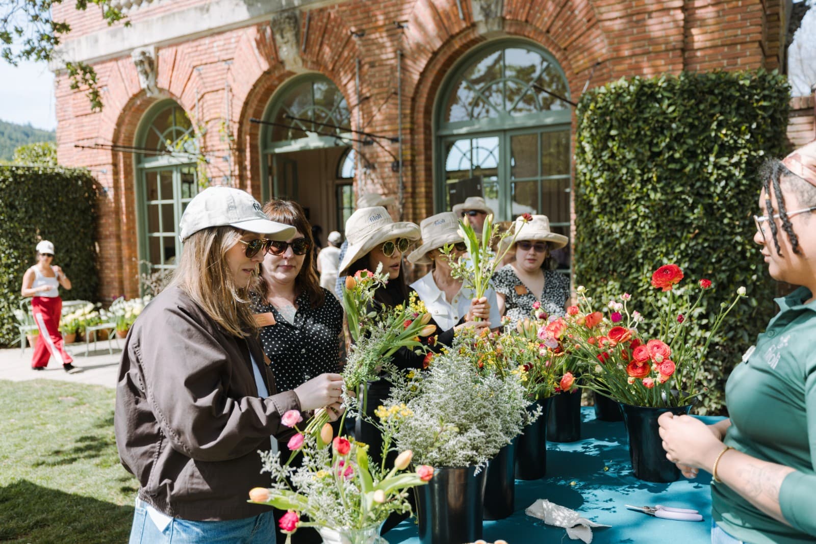 Zapier corporate offsite afternoon workshop at Filoli Garden venue by JY Studio