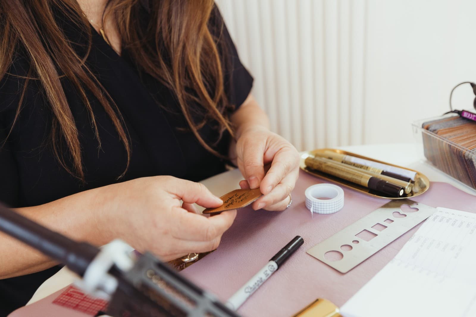 Zapier team walking Filoli walled garden path during corporate event by JY Studio