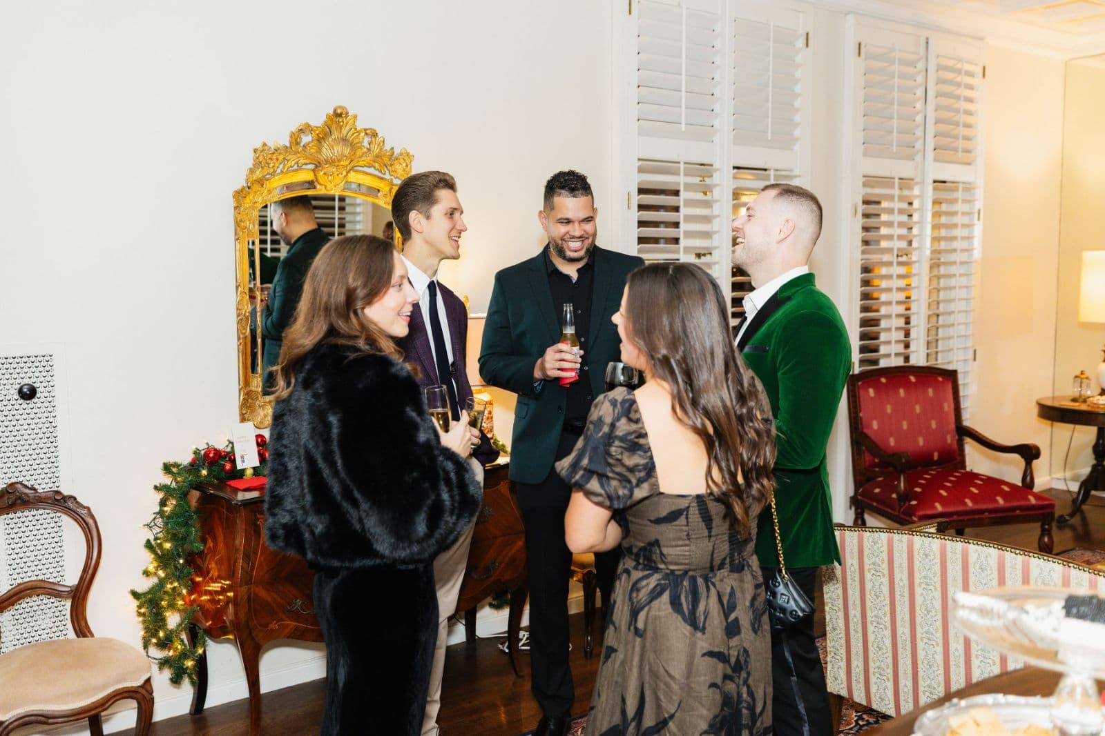 Festive moments at Bay Area Christmas party by JY Studio