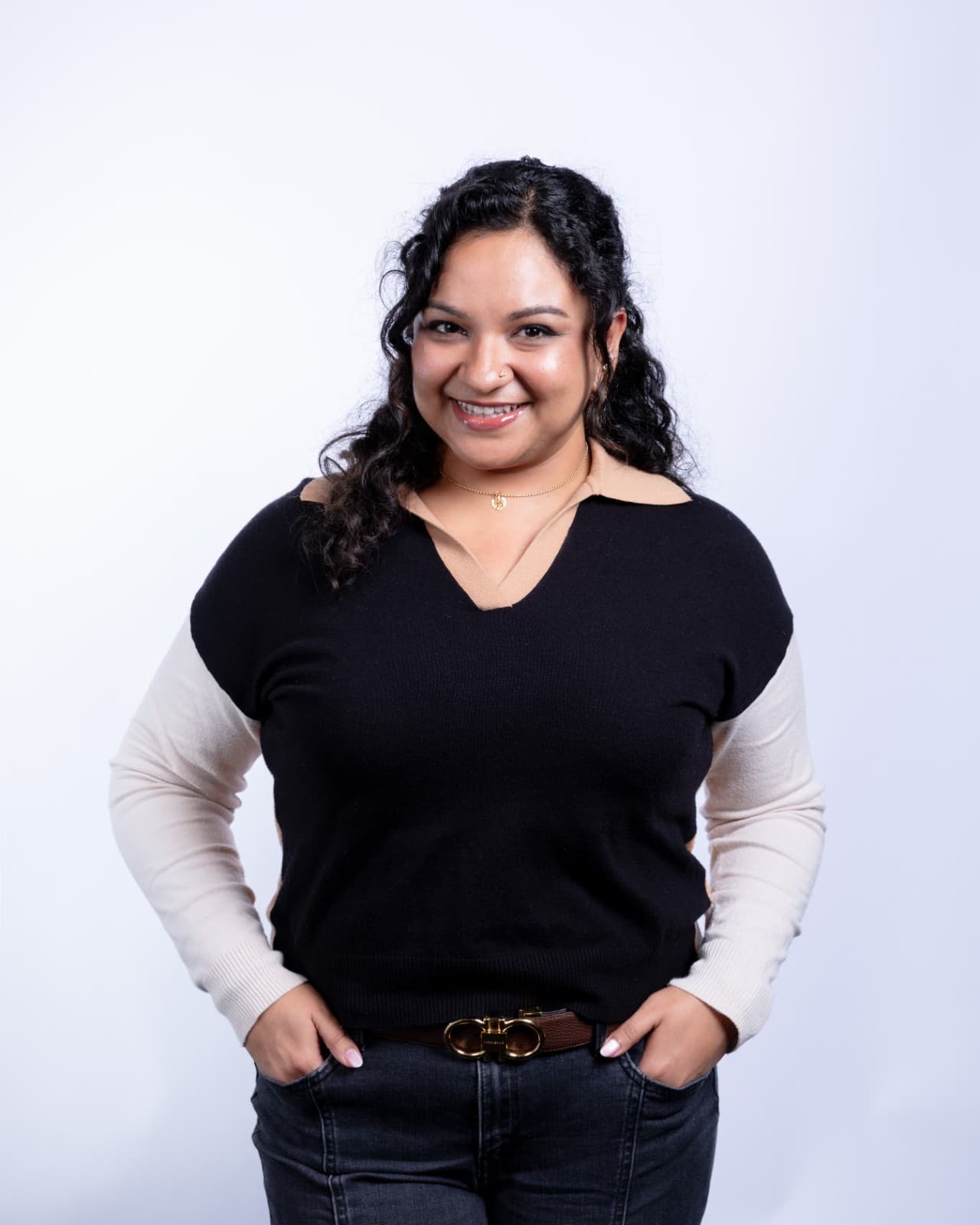Polished business portrait for Samsara marketing team member in Silicon Valley Bay Area by JY Studio