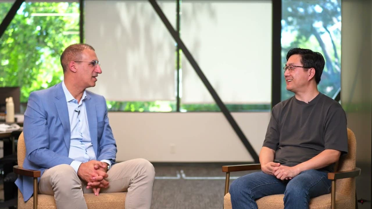 Gen and TinyFish CEO two-person partnership interview in San Francisco produced by JY Studio